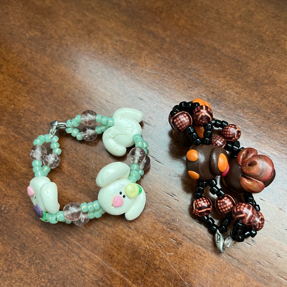 Colorful Beaded Animal Bracelets
